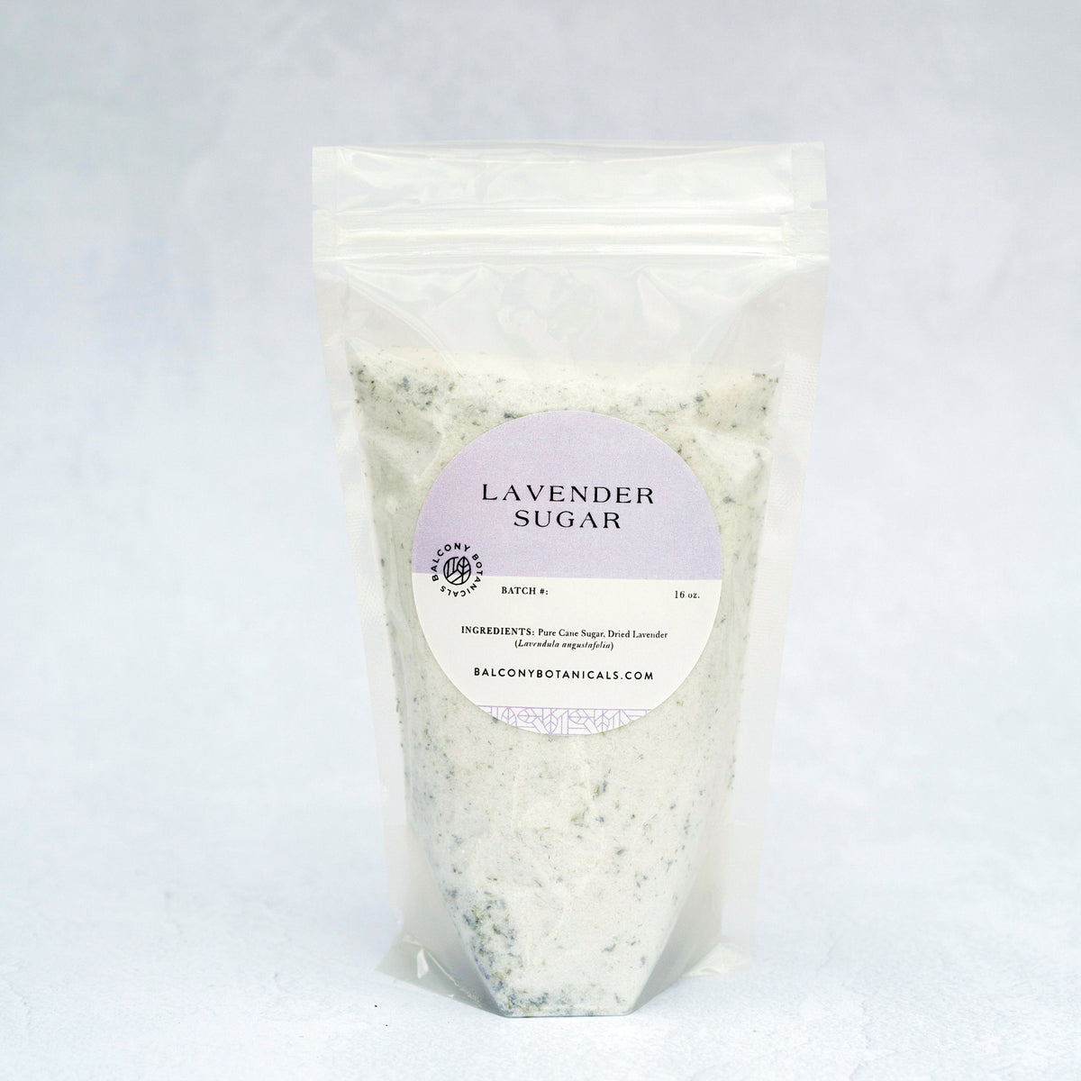 1 lb bag of lavender sugar